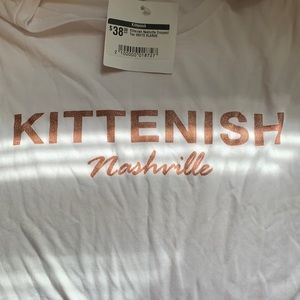 NEW WITH TAGS Nashville kittenish t shirt